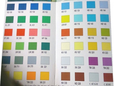 BẢNG MÀU SƠN NAM PAINT